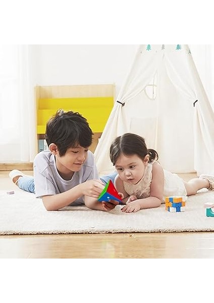 Gan Pyraminx 36 Mıknatıslı Hızlı Piramit Üçgen Rubik Küp Zeka Küpü Çıkartmasız (Standart) Türkiye Resmi Satıcısı fiyatları