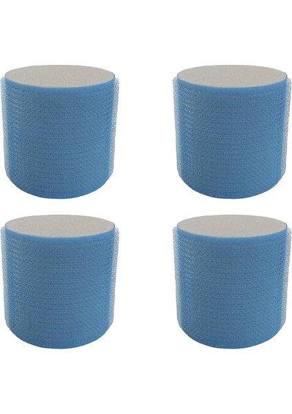 1208 Cırtlı Sünger Bigudi Mavi 4lü Çap 6cm Yapışkanlı Saç Bigudisi modelleri