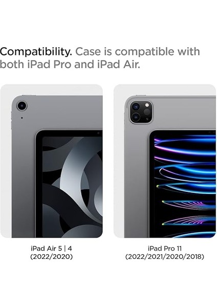 iPad Pro 11" (2022 / 2021) / iPad Air 10.9" (2022 / 2020) Kılıf Smart Fold Plus Black - ACS03335 fiyatları