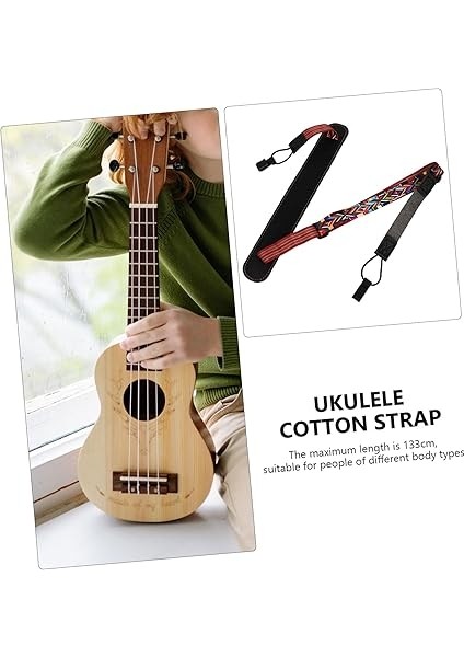 1pc Yüksek Kaliteli Pamuklu Ukulele Askısı Taşınabilir ve Pratik Çözüm Müzik Aletleri Için Rahat Kullanım modelleri