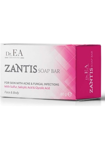 Ea Laboratories Zantis Kükürt Salisilik Asit Glikolik Asit Sabunu 80 gr Kükürtlü Sabun