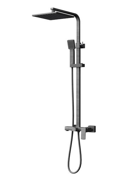 Zeugma Duş Seti - Fırça Gri - ZGM5570GR