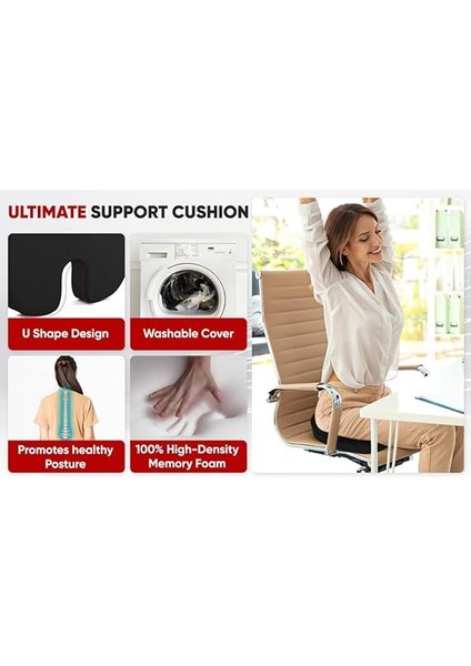 Oturma Minderi Bel Yastığı Bel Destek Yastığı Ortopedik Visco Yastık Boyun Yastığı Ortopedik Yastık Basur Minderi Ofis Minderi Set fırsatları