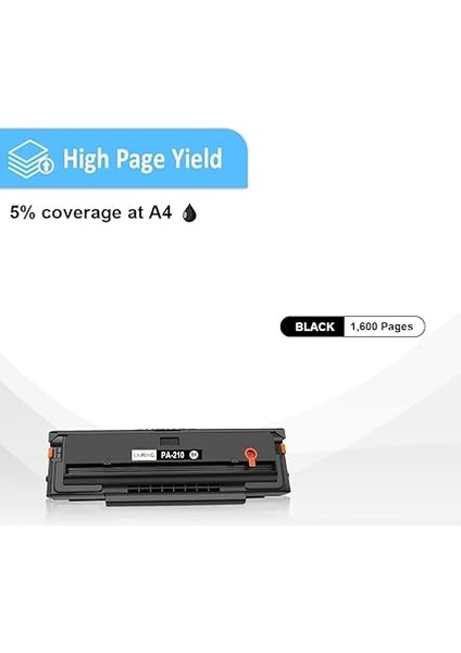 PA-210 PA210 Pa 210 Toner Kartuşu PA-210E Siyah Pantum P2502W M6500NW M6558NW M6600NW P2500W P2508W M6500N M6500W M6550NW M6552NW M6600 M6N M6602NW M6608NW Yazıcılar fırsatları