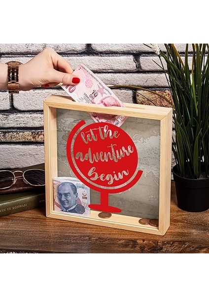 Başlasın Tasarımlı Ahşap Kumbara fiyatları