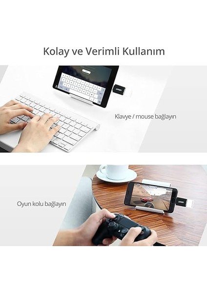 USB 3.0 Type-C Dönüştürücü Adaptör, Siyah fırsatları