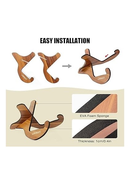 Gs1 Gitar Standı, Ahşap Gitar Tutucu, Akustik Gitar Klasik Gitar Elektro Gitar Bas Gitar Ukulele Mandolin Için Evrensel Zemin Standı, Gitar Sehpası, Gitar Rafı, Gitar Aksesuarları modelleri