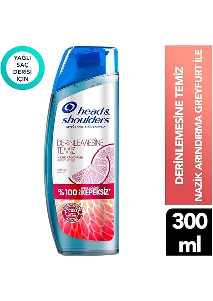 &amp; Shoulders Derinlemesine Temizlik Şampuan Nazik Arındırma Greyfurt 300 ml fiyatları