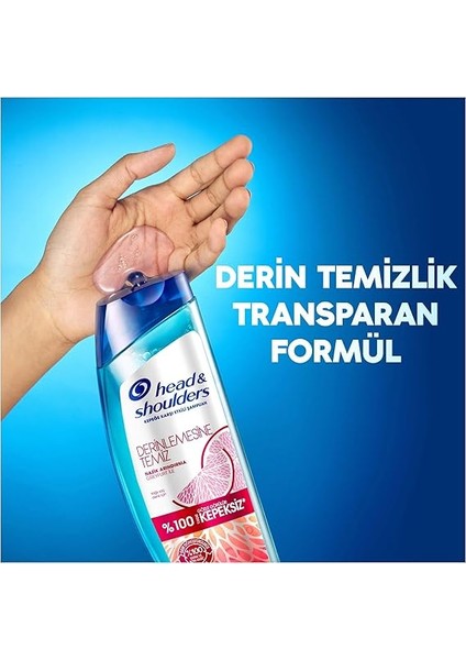 &amp; Shoulders Derinlemesine Temizlik Şampuan Nazik Arındırma Greyfurt 300 ml indirimleri