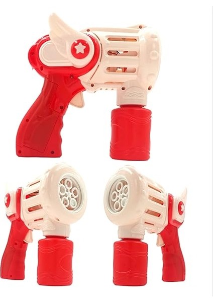 Machine Gun Baloncuk Çıkartan Tabanca Büyük Boy Pilli Otomatik Köpük Tabancası (Mavi) fiyatları