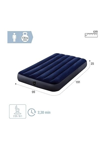 Fıber-Tech Klasık Yatak 99X191X25CM fırsatları