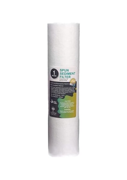 3634 Su Arıtma Pp Sediment Filtre 1 Mikron 10 Inc 25'li modelleri