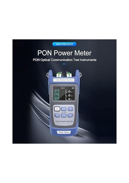 Pon Güç Ölçer Optik Fiber Test Cihazı Ağ On Veri Depolama 1310NM 1490NM 1550NM Video Fttx Ont Olt Sinyalleri Ölçüm Cihazı modelleri