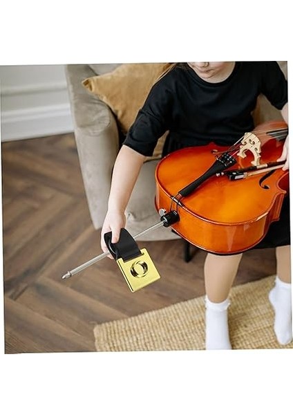 Ayarlanabilir Cello Ucu Durdurucu Slip Pad Dayanıklı Cello Mat ve Bas Müzik Aletleri Için Kaymaz Ekipman Aksesuarı indirimleri