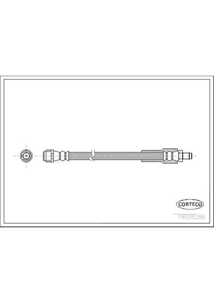 19035288 Fren Hortumu Arka A6394280435 A6394280935