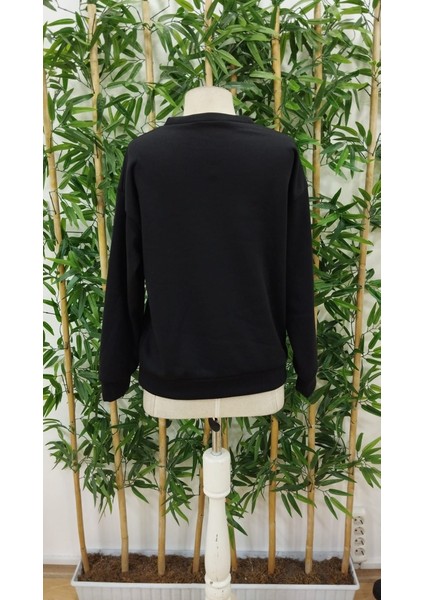 Kadın Uzun Kollu Yuvarlak Yaka Iki Iplik Şardonlu Bluz