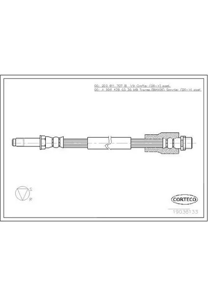 19036133 Fren Hortumu Arka 2E0611707C A9064280335