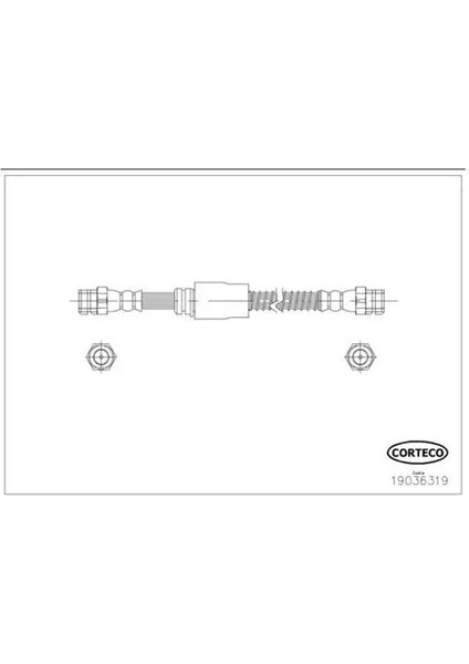 19036319 Fren Hortumu On 1K0611701L 1K0611701N