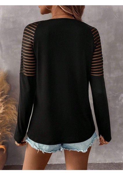Kadın Uzun Kollu Yakadan Fermuarlı Viskon Bluz indirimleri
