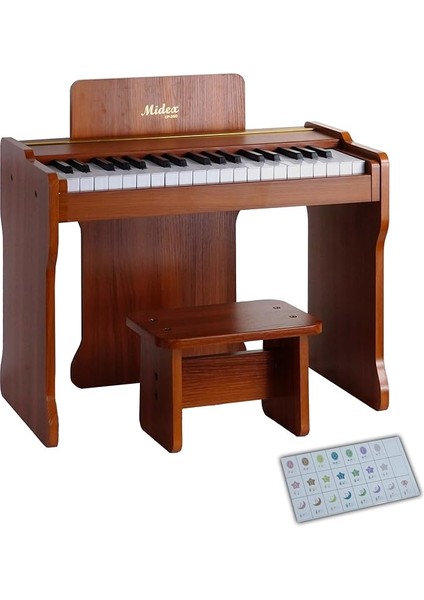 CP-360OR Ahşap Çocuk Piyanosu Pilli 37 Tuşlu Gerçek Piyano Tuşları
