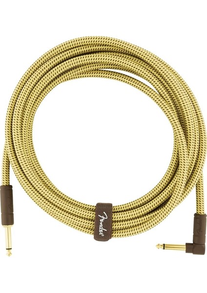 Deluxe Series Instrument Cable Tweed Açılı - 4.5 Metre Enstrüman Kablosu