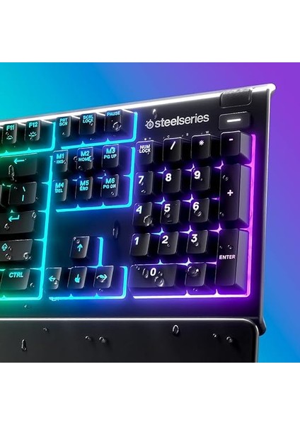 Apex 3 Gaming Klavye, 10 Bölgeli Rgb Aydınlatma, Sessiz Switch, IP32 Sıvı Dayanıklılık, Premium Manyetik Bilek Desteği, Türkçe Qwerty fiyatları