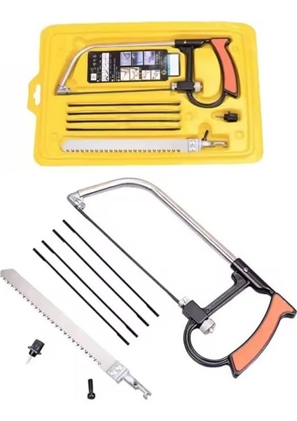 Home 7 Parça Çok Amaçlı Kıl Testere Seti – Metal, Ahşap, Pvc ve Plastik Kesim Için Mini El Testere Seti, Çelik Bıçaklı Çok Fonksiyonlu Testere Takımı fiyatları