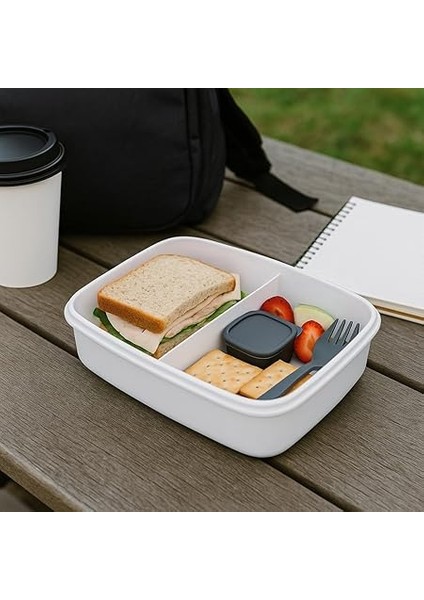 Store Sızdırmaz Lunch Box – 3 Bölmeli Yemek Kabı | Öğle Yemeği Kutusu | Saklama Kabı | Bpa Içermez (Yavruağzı) modelleri