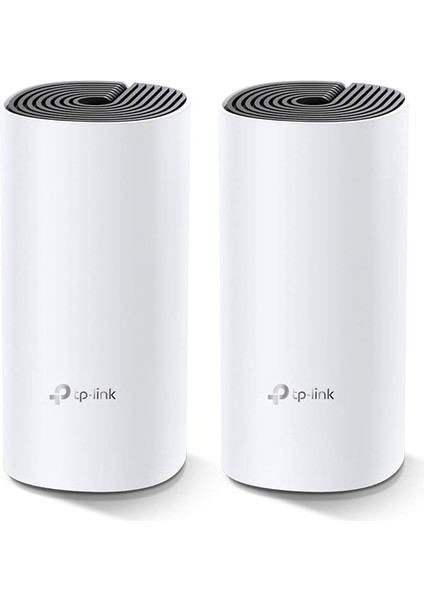 Deco M4 2-Pack, AC1200 Mbps, Dual-Band, Gigabit Portları, 100 Cihaza Kadar Bağlanılabilirlik, 260 M²'ye Kadar Kapsama, Mobil Uygulama ile Kolay Kurulum, Wi-Fi 5 Mesh Sistemi