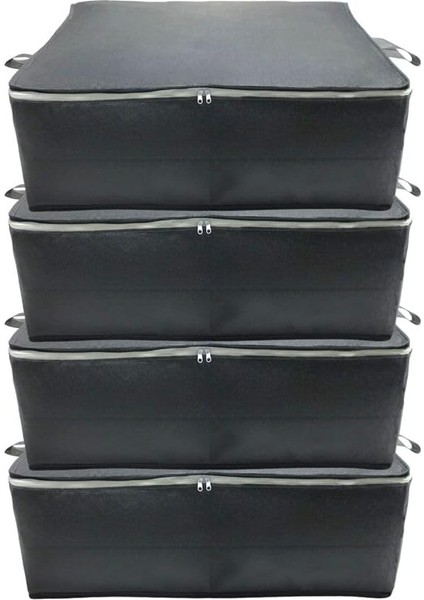 Room 4 Adet Antrasit Baza Altı ve Çekyat Tipi Hurç 62 x 44 x 22 cm Xlarge