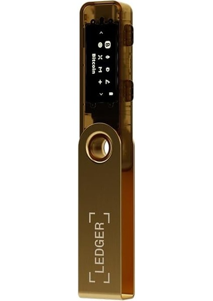 Nano S Plus Altın Kripto Donanım Cüzdanı modelleri