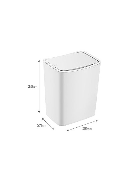 Touch Çöp Kovası 20 Lt Beyaz fiyatları