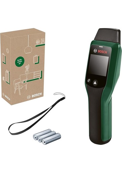 Home &amp; Garden Universalhumid Ahşap Nem Ölçer (Tüm Ahşap Grupları Için Geniş Ölçüm Aralığı, Ahşap Tipi Ön Seçimi, Geri Dönüştürülmüş Karton Kutu)