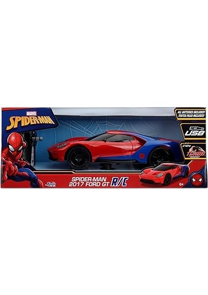 Marvel Örümcek Adam Spider-Man Rc 2017 Ford Gt 1:16 Uzaktan Kumandalı Araba 226002 indirimleri