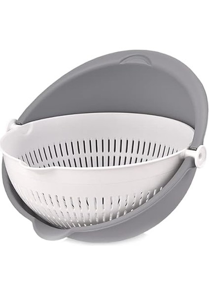 Çok Amaçlı 360 Derece Dönebilir Pratik Hazneli Mutfak Süzgeç Elek fiyatları