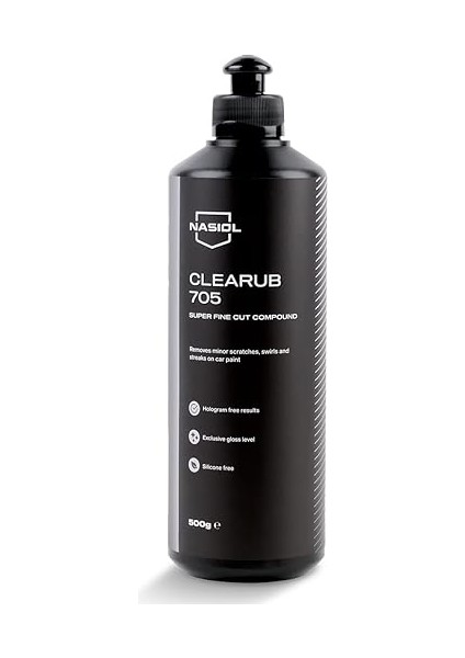 Clearub 705 Araç Çizik,hare Giderici Pasta CILA-500 Gr-Boya Koruma Parlatma Wax, Detailing, Güçlü Çizik Alıcı Araç Pasta Cila, Boya Koruyucu ve Parlatıcı Oto Polisaj