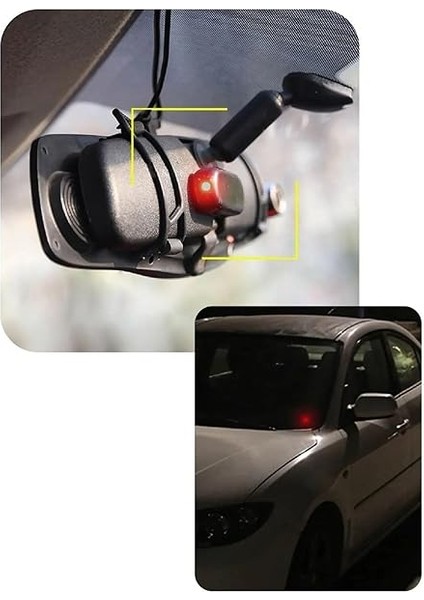 Oto Sahte Alarm Güvenlik Sistemi, Yanıp Sönen LED Işık, Güneş Enerjili Şarjlı fiyatları