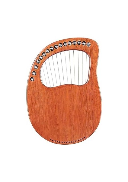 16 Telli Ahşap Lir Arp Metal Teller Maun Masif Ahşap Yaylı Enstrüman Taşıma Çantalı Akort Anahtarı Temizleme Bezi Telleri WH16 modelleri