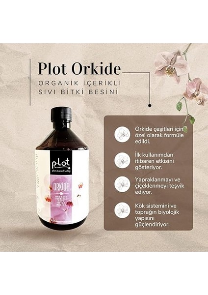 Orkide Organik Içerikli Bitki Besini 500 ml Sıvı Gübre indirimleri