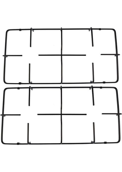 Kumtel &amp; Luxell Ocak Izgarası 2 Adet - 45 x 22.5 cm