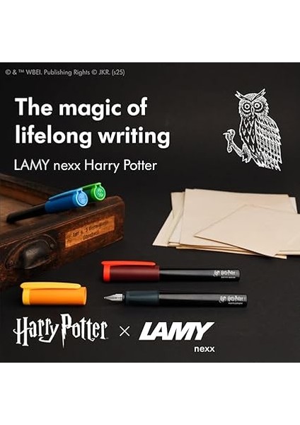 Nexx Dolma Kalem Alüminyum Gövde, M Uç, Gryffindor modelleri