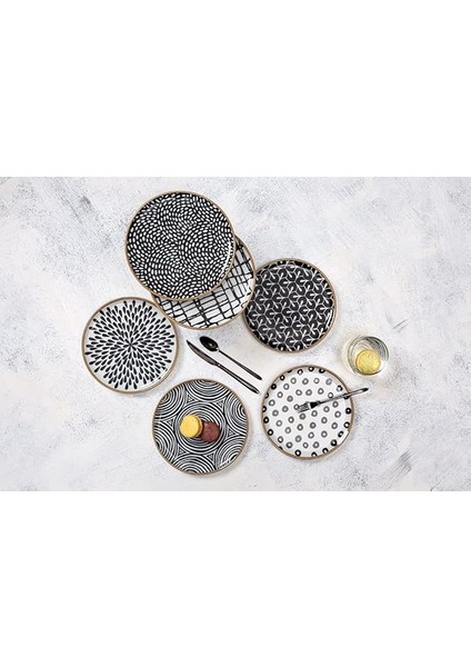 Fractal 6 Parça 6 Kişilik Pasta Takımı