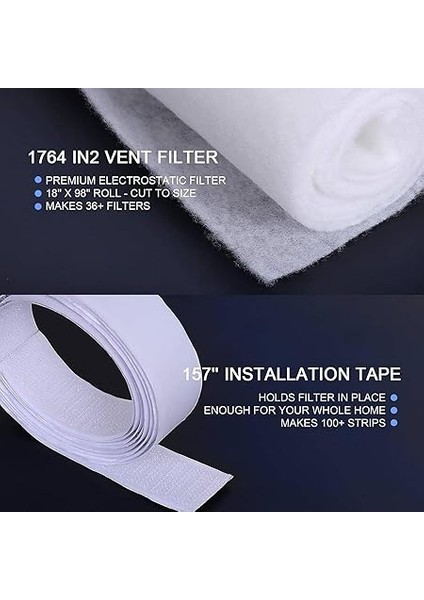 Klima Filtresi, Aktif Karbon Su Filtresi, Ön Filtre, Pamuk, Toz Filtresi, Kağıt, Toz Önleyici Klima Sistemi Çıkış Filtresi, Kağıt Temizleme Ağı, 100 x 145 cm indirimleri