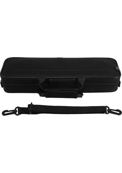 Naylon Yastıklı Flüt Çanta Taşıma Omuz Askısı 39X7X11CM Siyah
