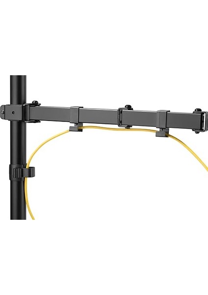 Monitör Tutucu - Masa Kelepçesi - 1 Monitör - 32 Inçe Kadar - 8 Kg'a Kadar - Vesa 75X75, 100X100 - Siyah, DA-90399 fırsatları