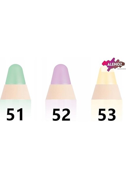 Rose Color Corrector Crayon No: 51 (Green) modelleri