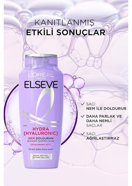 Paris Elseve Hydra [hyaluronic] Nem Dolduran Bakım Şampuanı 300 ml fırsatları