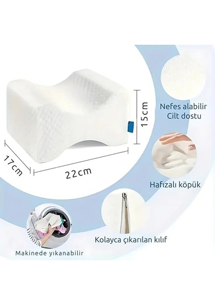 Visco Ortopedik Bacak Arası Yastığı – Hamileler Için Destek Minderi | Bel, Bacak ve Kalça Ağrısı Için Uyku Yastığı | Yıkanabilir Kılıflı Ergonomik Diz Arası Yastık fırsatları