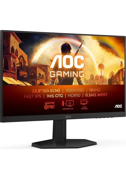 Agon Pro 24G42E, 24'' Full Hd 1920X1080, Fast IPS Panel, 180Hz, 0.5ms, Adaptive Sync, HDR10, 2x HDMI 2.0, 1x Dp 1.4, Oyuncu Monitörü