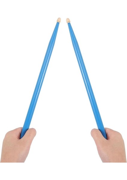 Baget Mavi - Davul - Bateri Bageti Drumsticks 5A Pürüzsüz Yüzey
